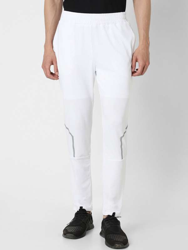 Mens white tracksuit pants outlet