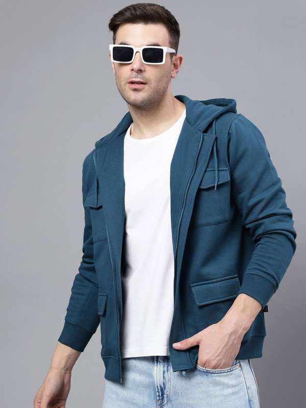 Denim hoodie jacket mens new arrivals india