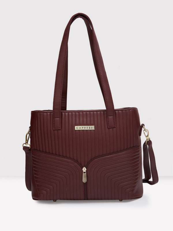 Caprese burgundy solid new arrivals shoulder bag
