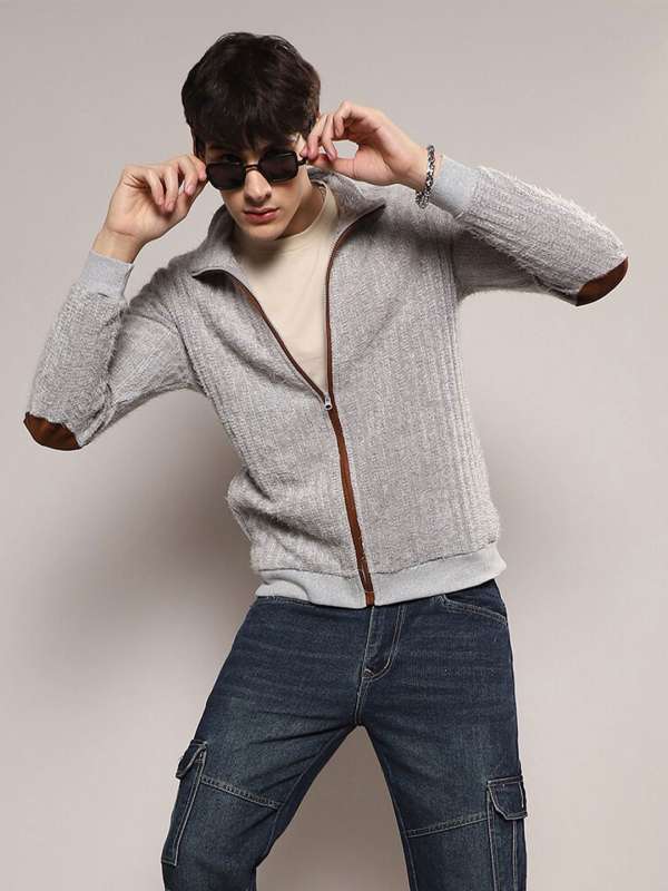 Mens full zip up sweater shop