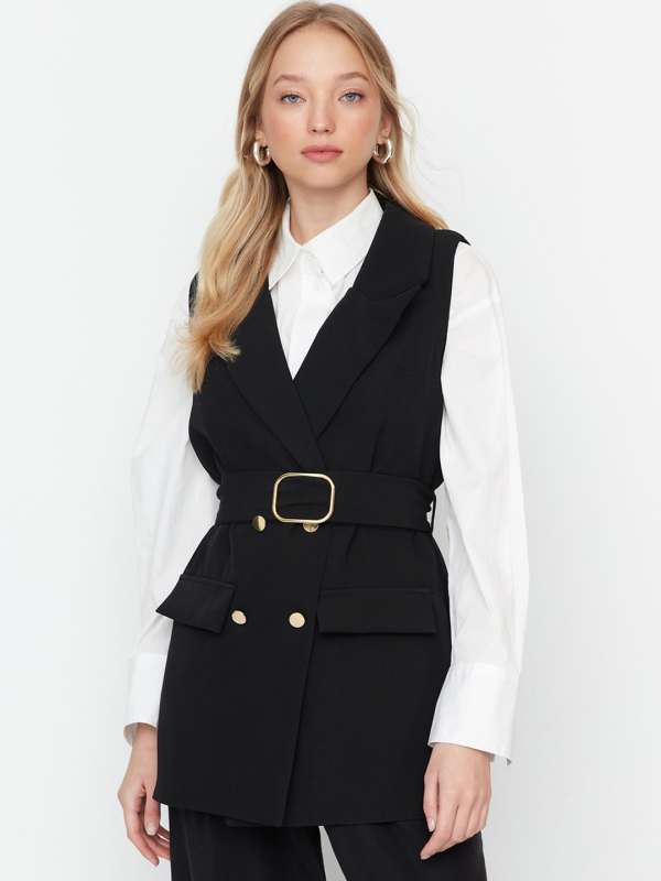 Sleeveless overcoat for ladies online