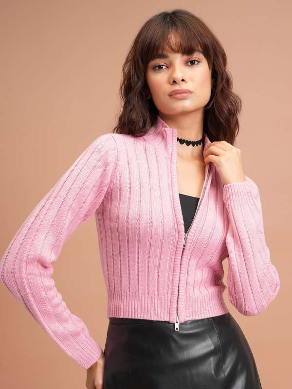 Shop for Cozy Cropped Sweater Online at Myntra