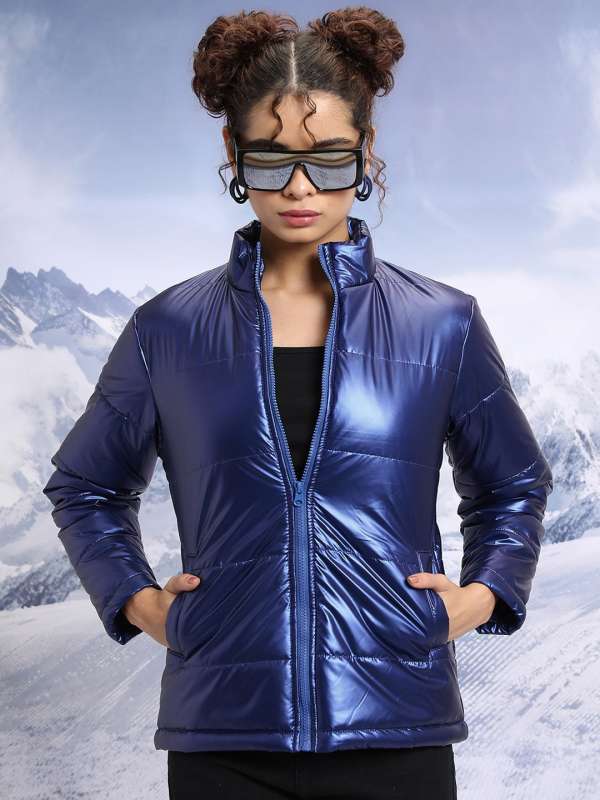 Navy Blue Women Winter Jackets Madame Tokyo Talkies Buy Navy Blue Women Winter Jackets Madame Tokyo Talkies online in India