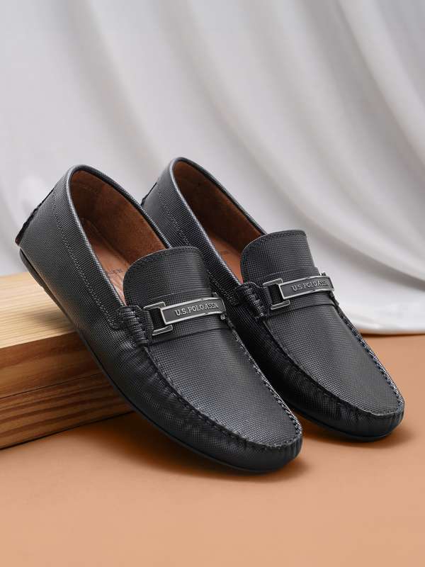 Polo online leather loafers