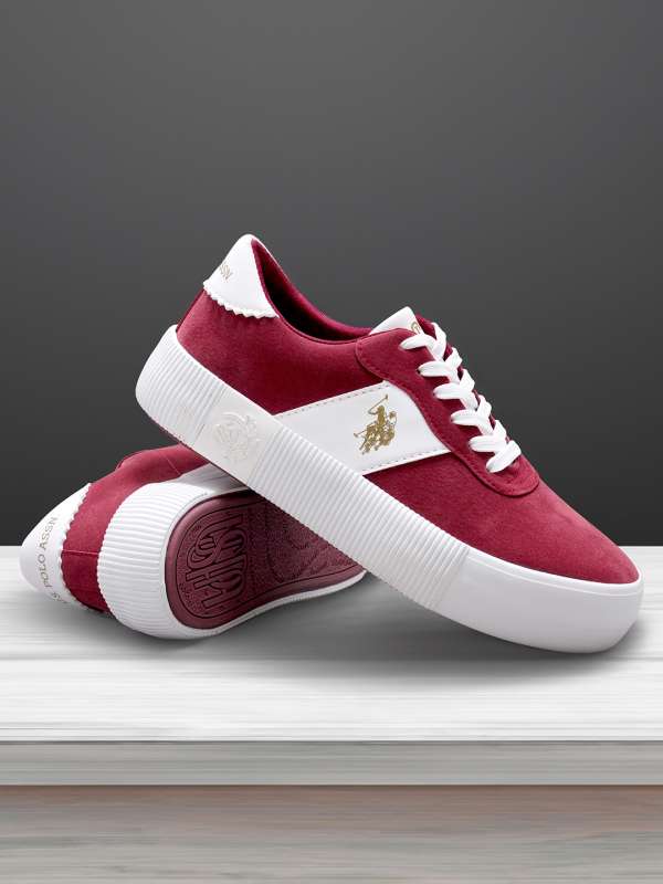 U.s Polo Assn Burgundy Shoes Buy U.s Polo Assn Burgundy Shoes online in India