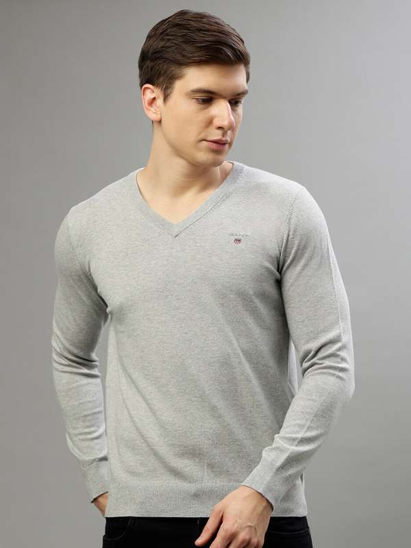 Gant v online neck sweater