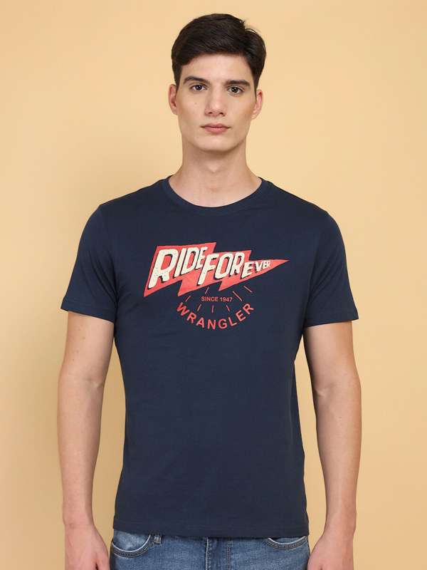 Wrangler Navy Blue Tshirts Buy Wrangler Navy Blue Tshirts online