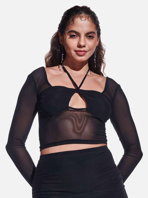 Crop clearance top playera