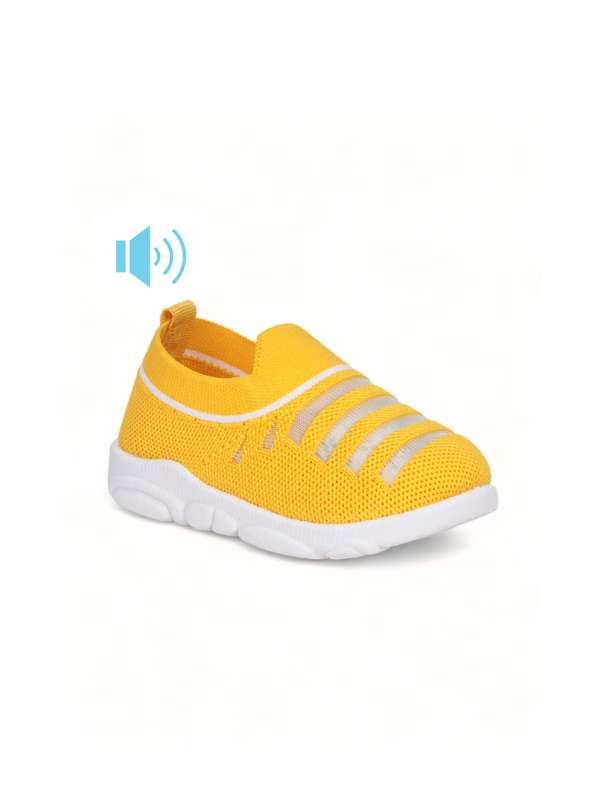 Yellow sneakers on sale for girls