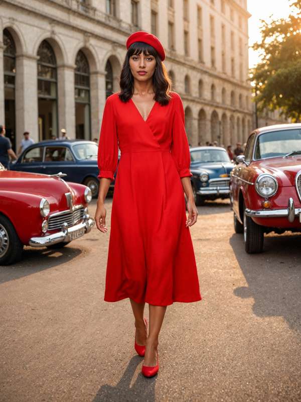H M Red Dress Buy H M Red Dress online in India
