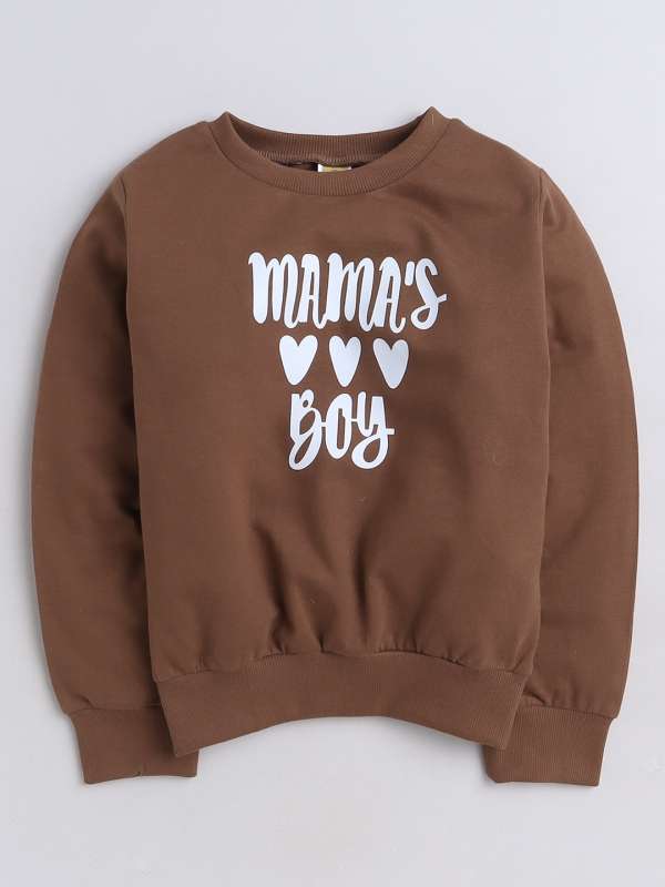 Brown on sale sweatshirt kids