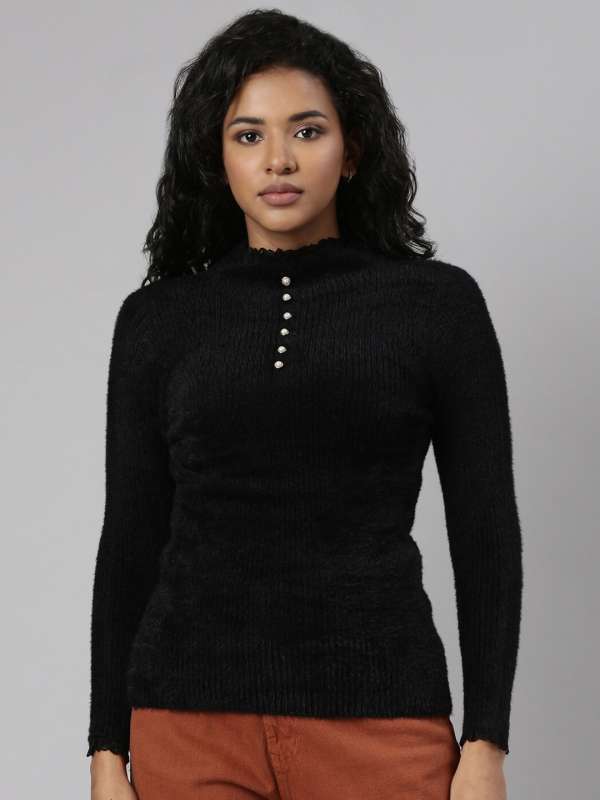 Monte Carlo Blue Solid High Neck Sweater 7101069.htm Buy Monte Carlo Blue Solid High Neck Sweater 7101069.htm online in India