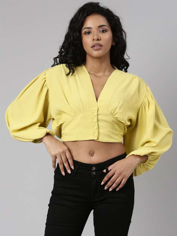Long yellow top store