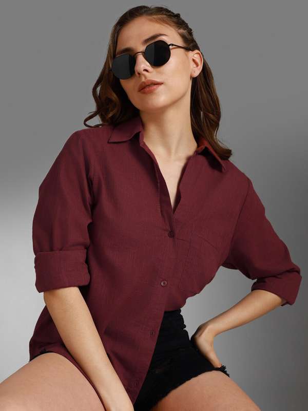 Women Red Shirts Buy Women Red Shirts online in India