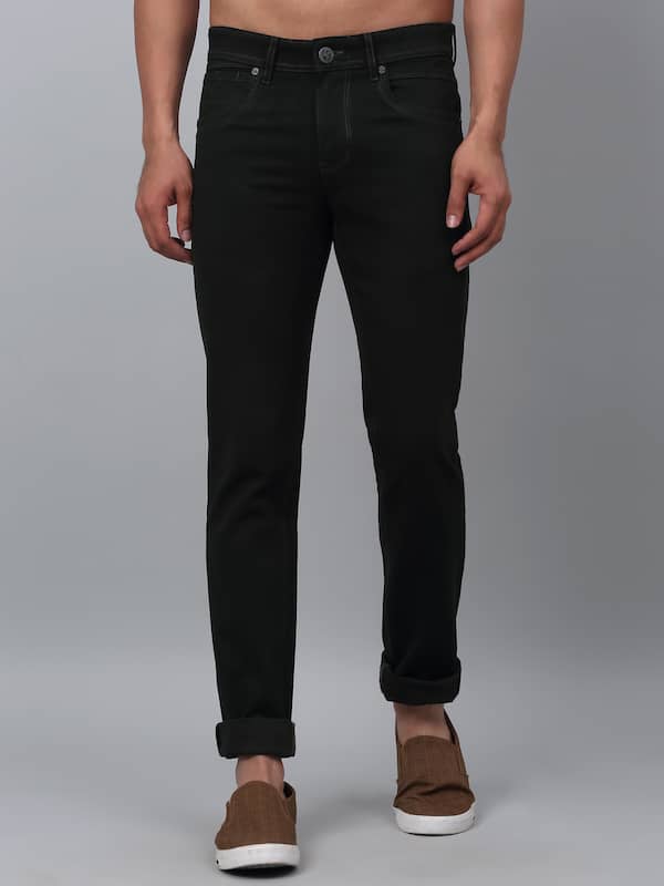 Slim Black Skin Fit Jeans Ladies, Button, Ultra Low Rise at Rs 290