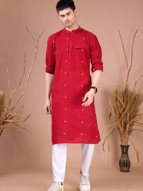 Red ethnic wear cheap