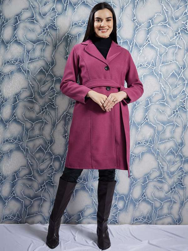 Women purple coat shop