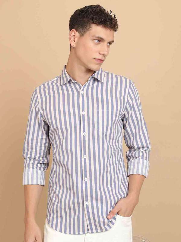 Mens smart casual outlet white shirt