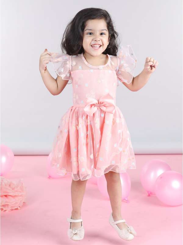 Girls peach party on sale dress