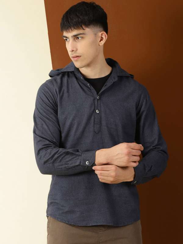 Men Hooded Shirts Buy Men Hooded Shirts online in India
