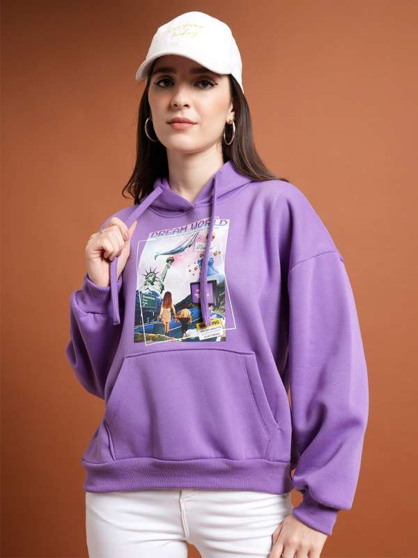 Purple hoodie sweatshirt 2025