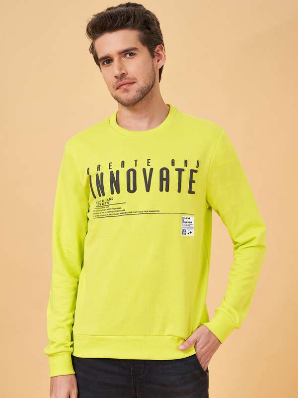 Nike lime green sweatshirt sales