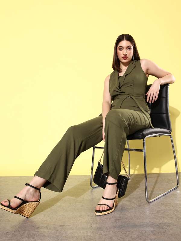 Olive green 2025 nike jumpsuit womens