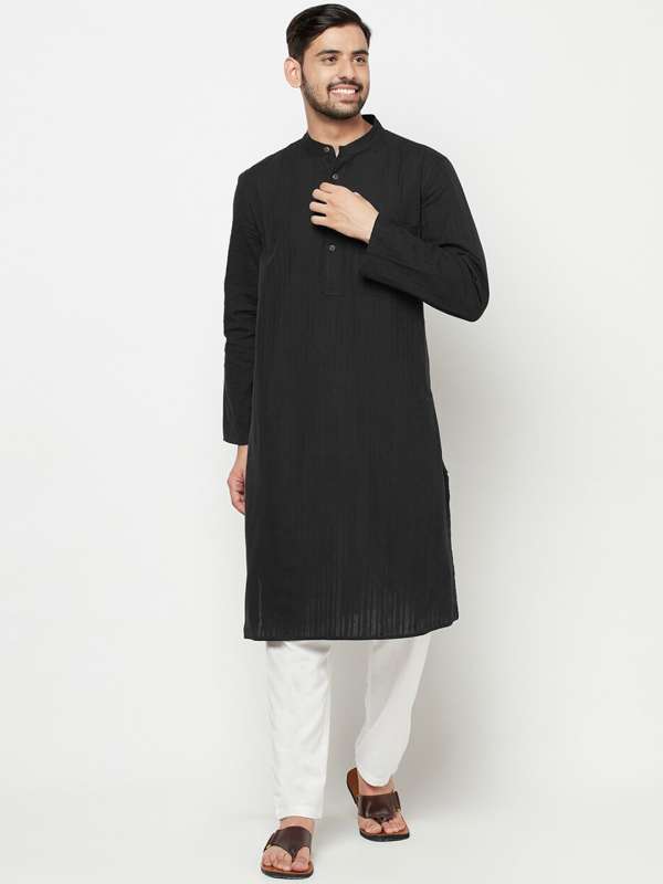 Fabindia Black Kurtas Buy Fabindia Black Kurtas online in India