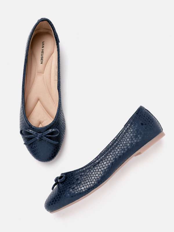 Navy blue ballerinas hot sale