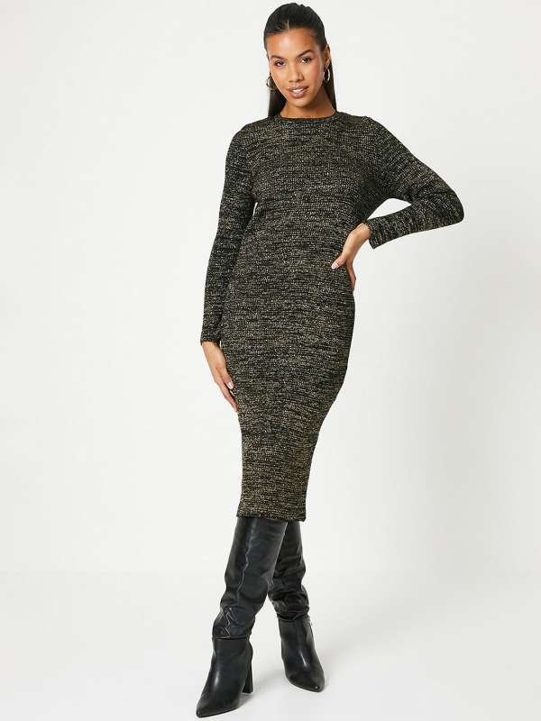 Dorothy perkins black skater dress store