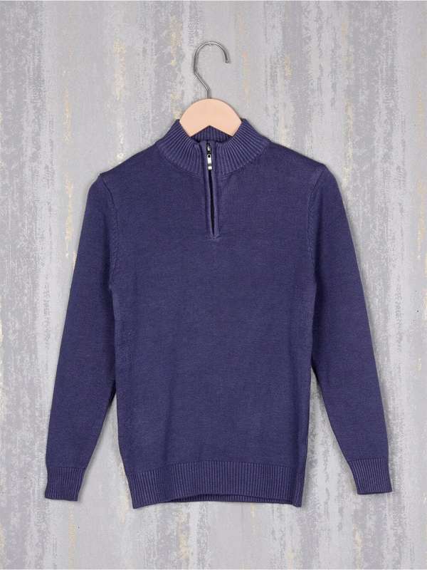 Grey sweater top for boys