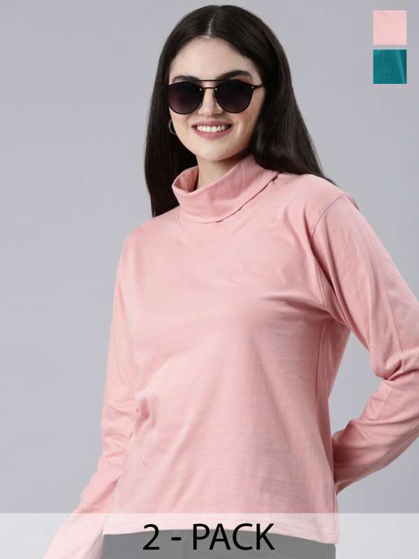 Turtle Neck Tshirts For Women Buy Turtle Neck Tshirts For Women
