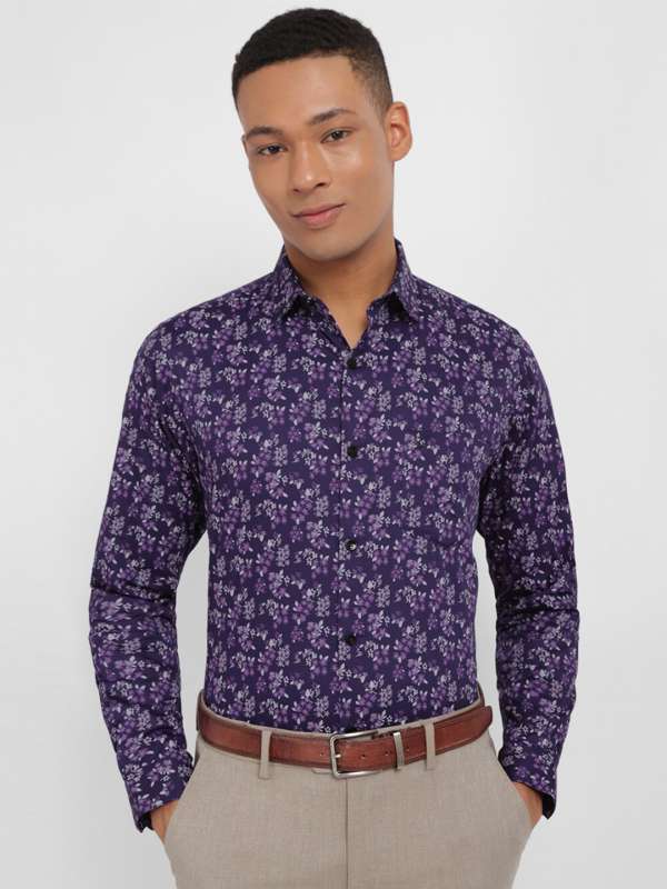 Allen Solly Shirts Purple Buy Allen Solly Shirts Purple online