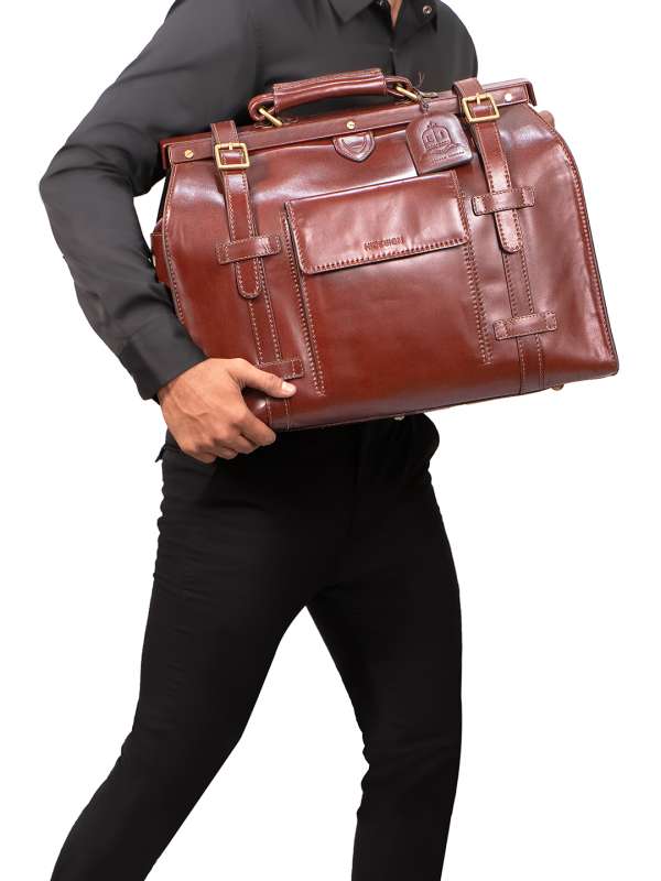 Leather luggage hotsell bags online shopping