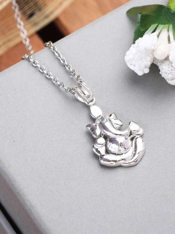 Ganesha pendant with chain sales