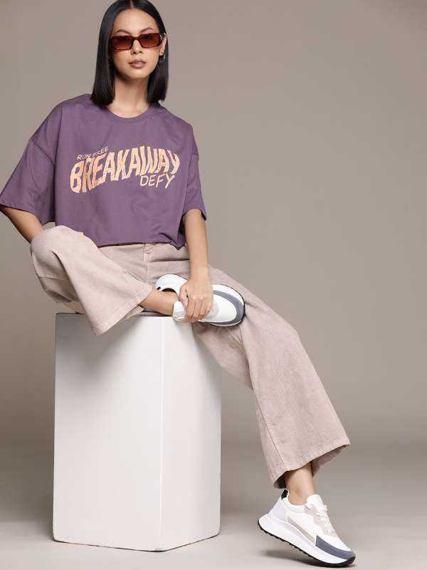 Orange and purple women's clothing discount