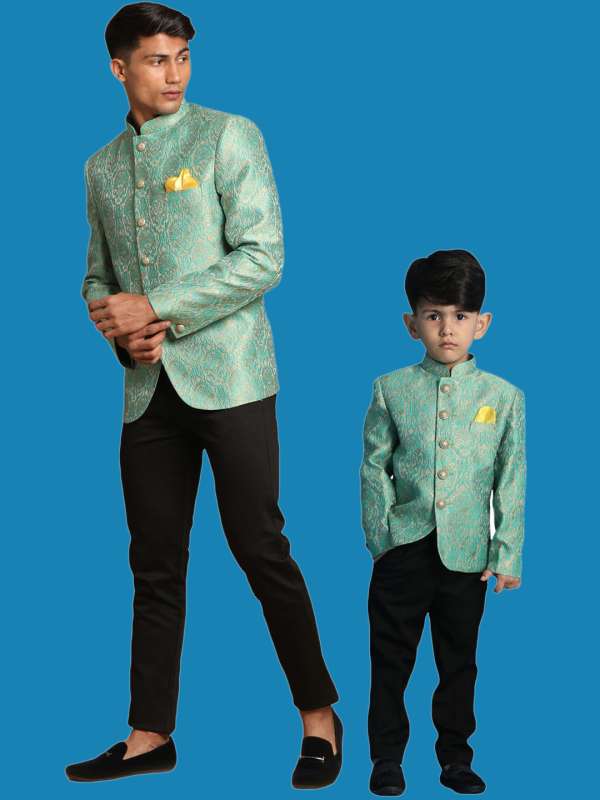 Kids in blazer shop