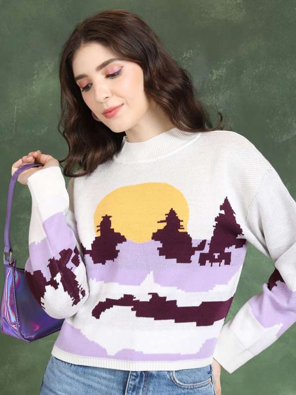 Graphic sweater sale womens