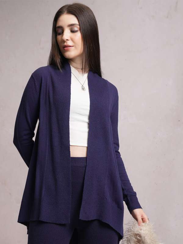 Ladies navy blue sweaters cheap