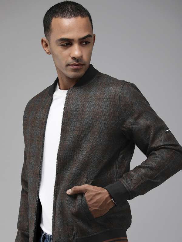 Van heusen leather jackets store