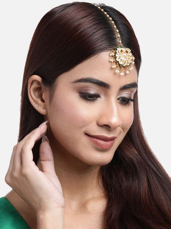 Metal maang tikka online