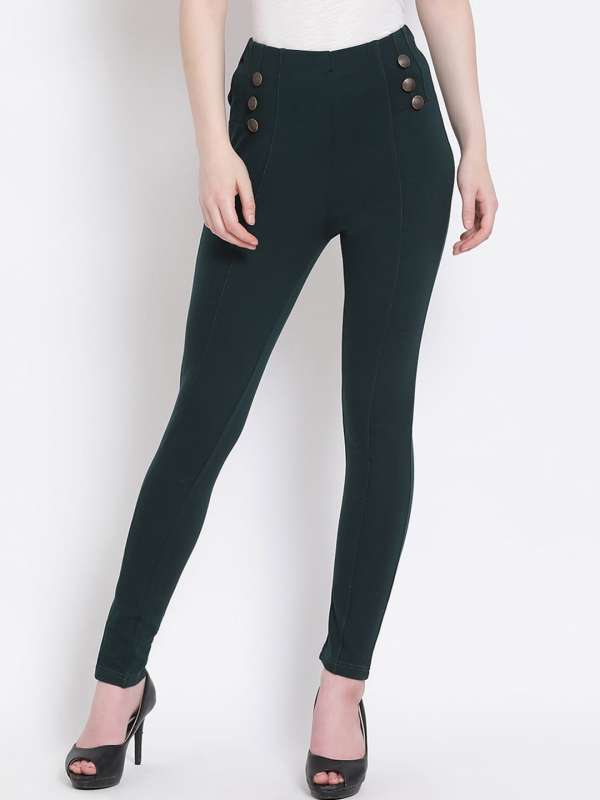Dark sales green jeggings