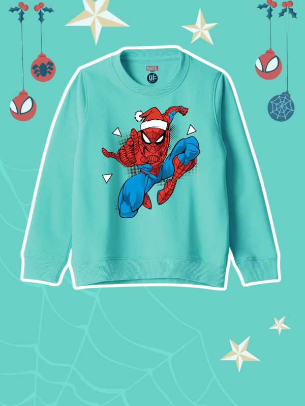Spiderman Blue Sweatshirt Buy Spiderman Blue Sweatshirt online