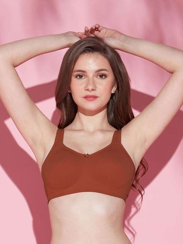 NYKD by Nykaa Womens Full Support M-Frame Heavy Bust Everyday Cotton Bra, Non-Padded, Wireless, Full Coverage