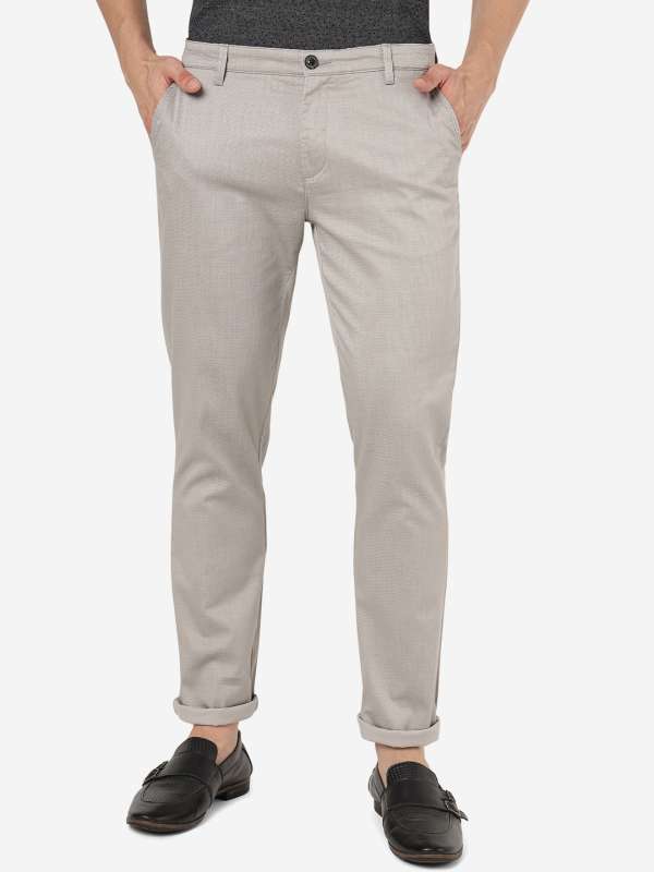 Cool Dude Slim Fit Men Grey Trousers - Buy Cool Dude Slim Fit Men Grey  Trousers Online at Best Prices in India