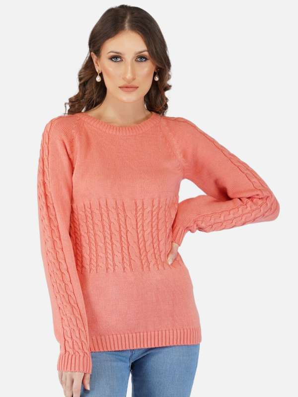 Peach colour sweater store