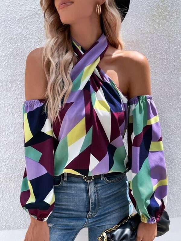 Cold shoulder tops for women hotsell