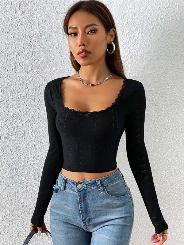 Crop Tops for Women Get upto 30 80 off on Women Crop Tops at Myntra