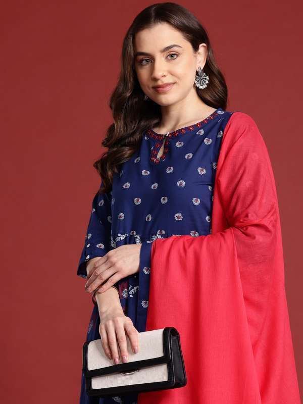 Anouk Multicoloured Printed Kurta Churidar Dupatta 4637688.htm Buy Anouk Multicoloured Printed Kurta Churidar Dupatta 4637688.htm online in India