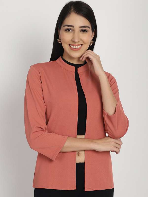 Peach shrug sales